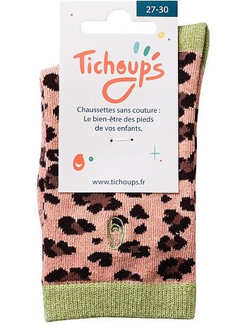 Chaussettes sans couture Léopard