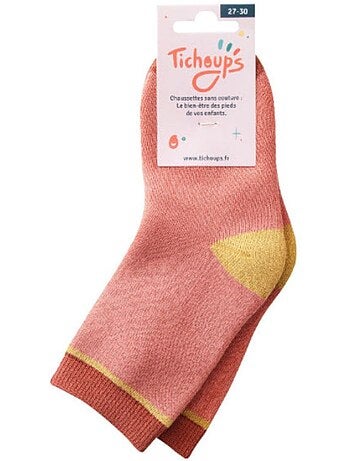Chaussettes sans couture unies