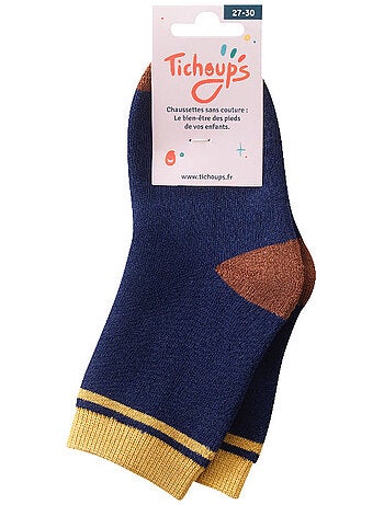 Chaussettes sans couture unies