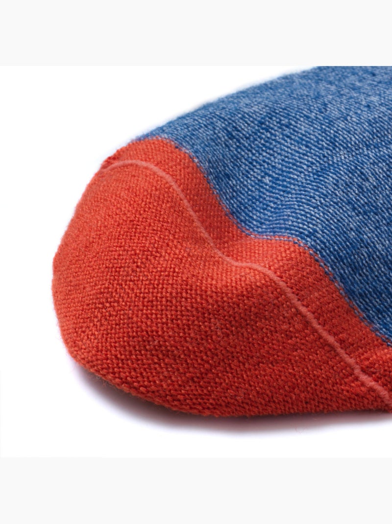 Chaussettes sans couture unies Bleu - Kiabi