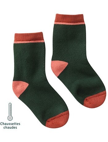 Chaussettes sans couture unies