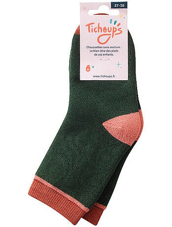 Chaussettes sans couture unies