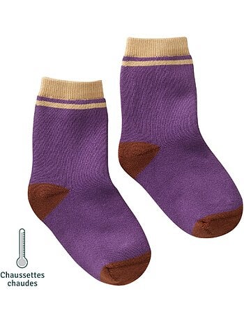 Chaussettes sans couture unies