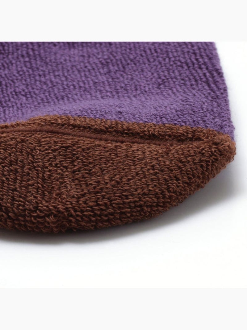 Chaussettes sans couture unies Violet - Kiabi