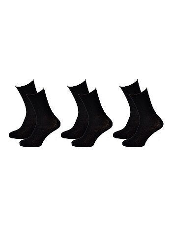 Chaussettes sans élastique femme Spécial Jambes sensibles - Pack de 6