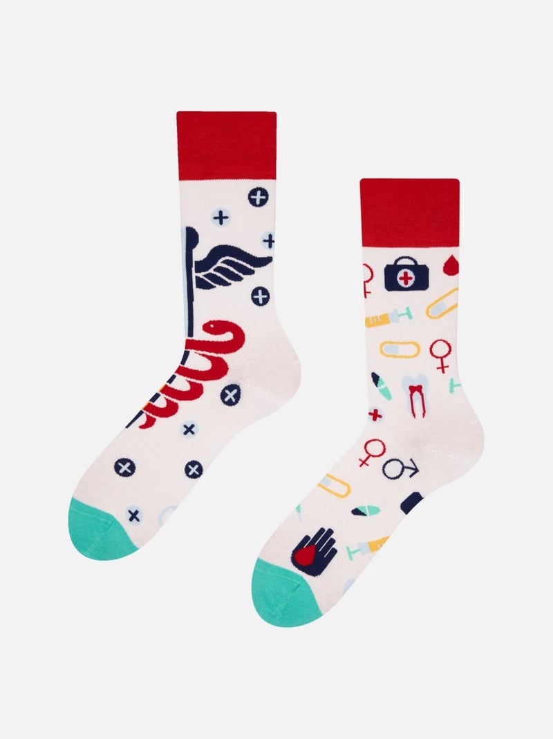 Chaussettes Santé des Pieds Blanc - Kiabi