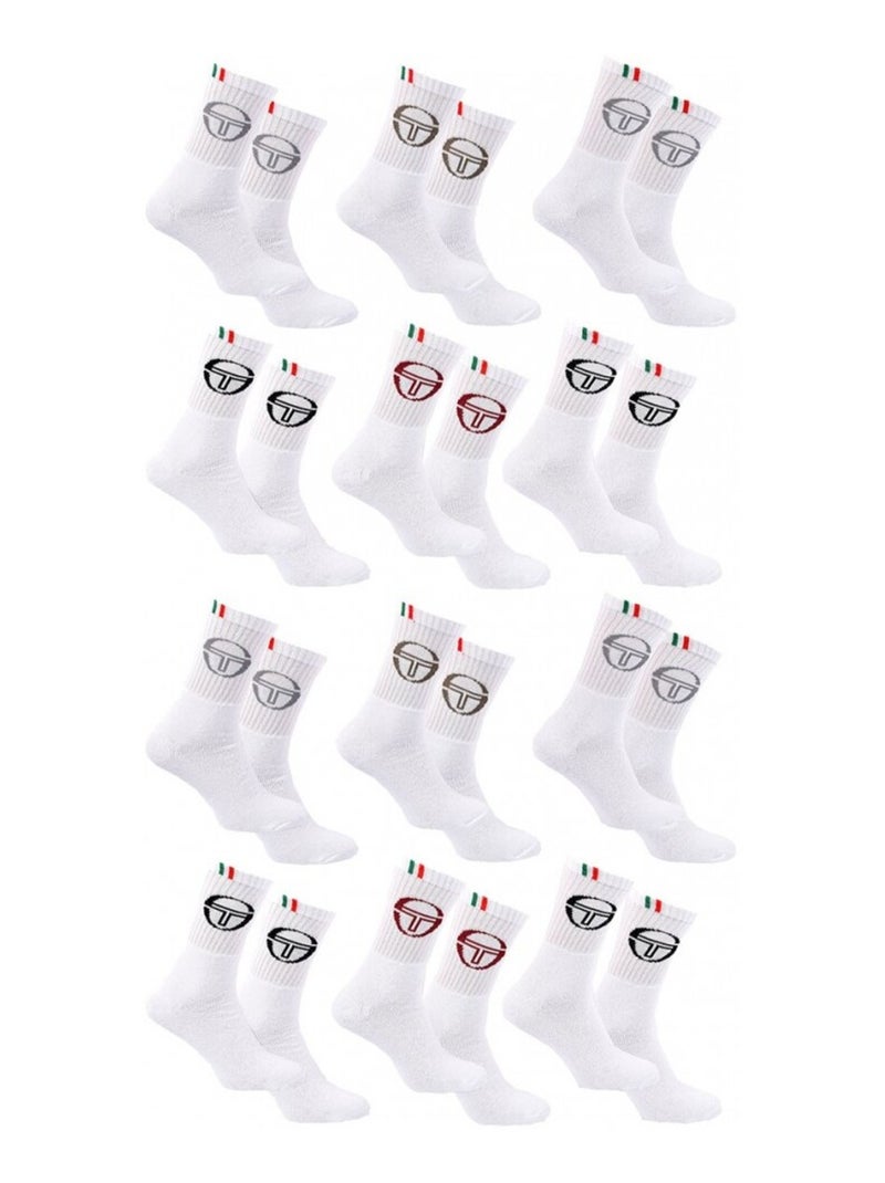 Chaussettes SERGIO TACCHINI - Pack de 12 Multicolore - Kiabi