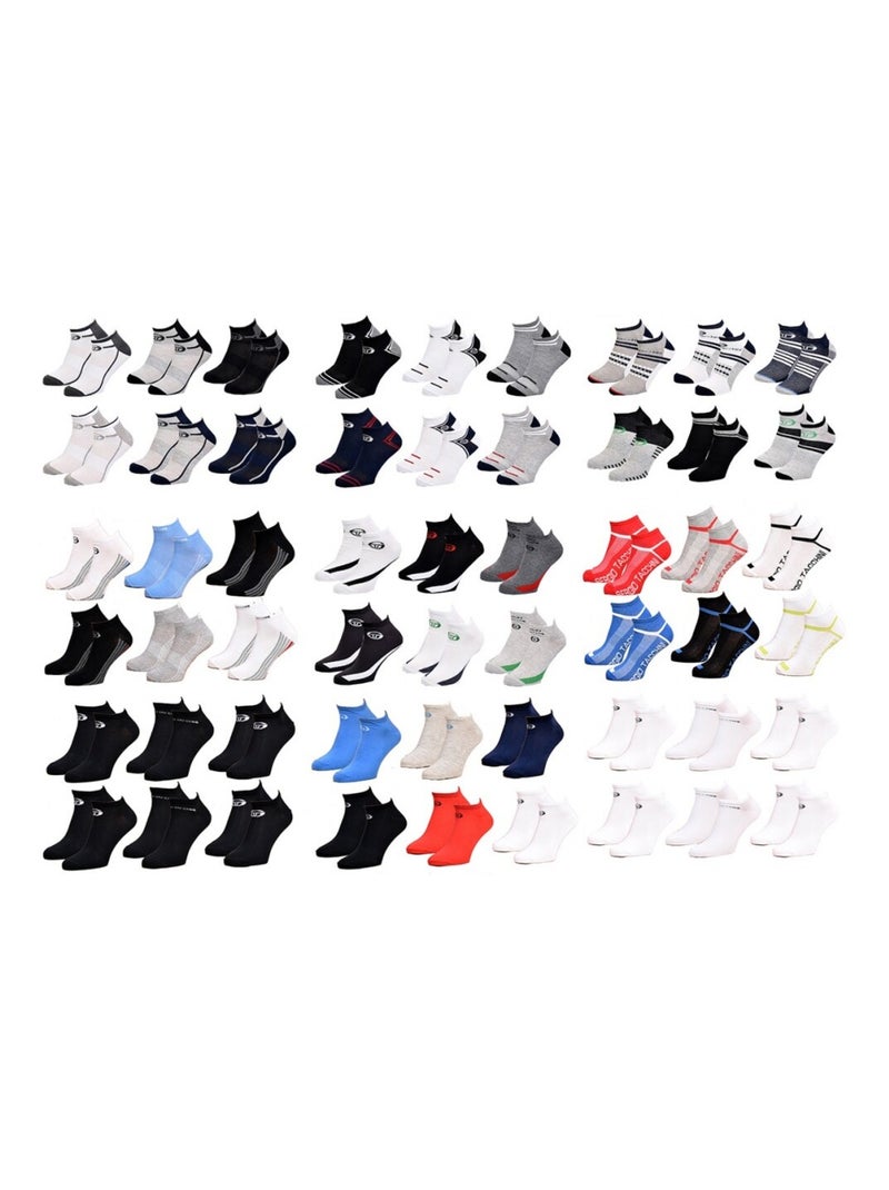 Chaussettes Sergio Tacchini - Pack de 12 Multicolore - Kiabi