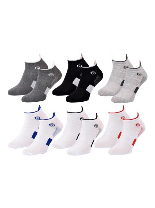 Chaussettes Sergio Tacchini - Pack de 6 - Kiabi Chaussettes Sergio Tacchini - Pack de 6 - Kiabi