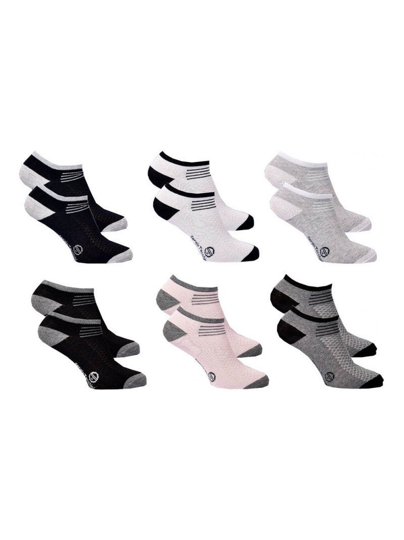 Chaussettes SERGIO TACCHINI - Pack de 6 Multicolore - Kiabi