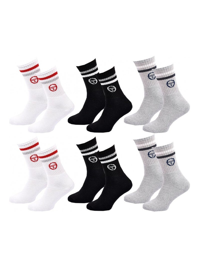 Chaussettes SERGIO TACCHINI - Pack de 6 Multicolore - Kiabi