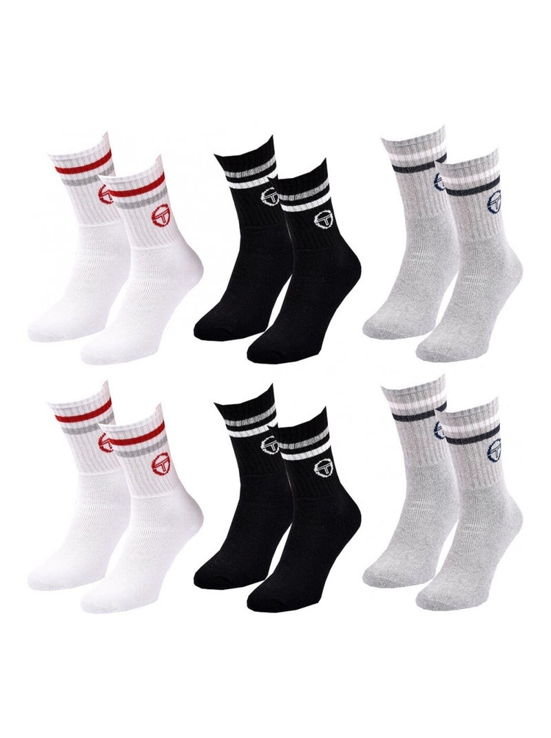 Chaussettes SERGIO TACCHINI - Pack de 6 Multicolore - Kiabi