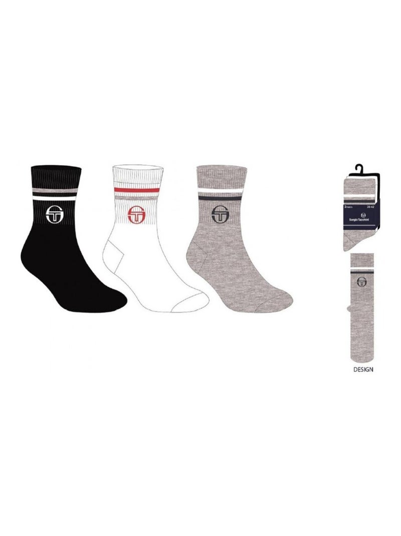 Chaussettes SERGIO TACCHINI - Pack de 6 Multicolore - Kiabi