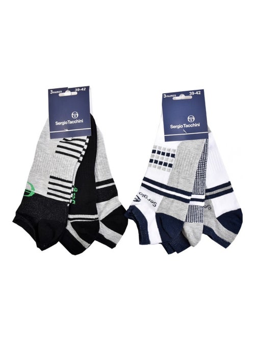 Chaussettes Sergio Tacchini - Pack de 6 - Kiabi