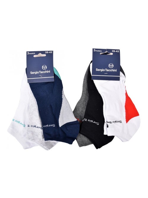 Chaussettes Sergio Tacchini - Pack de 6 - Kiabi