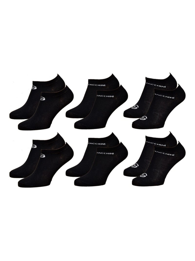 Chaussettes SERGIO TACCHINI - Pack de 6 Noir - Kiabi
