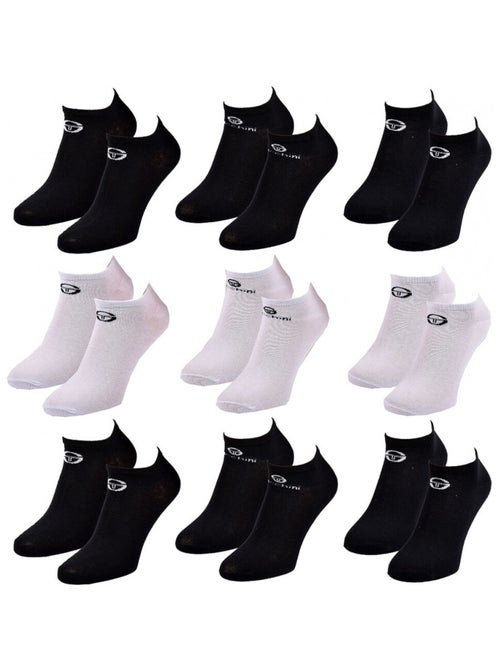 Chaussettes Sergio Tacchini - Pack de 9 - Kiabi