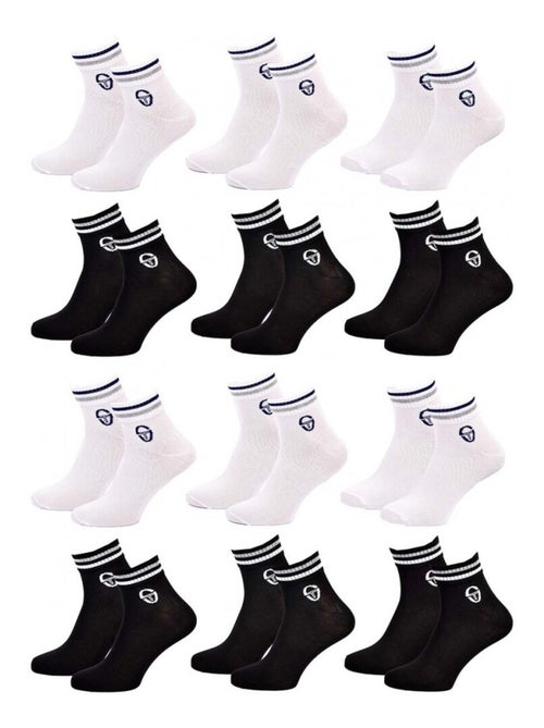 Chaussettes SERGIO TACCHINI QUARTER - Pack de 12 - Kiabi