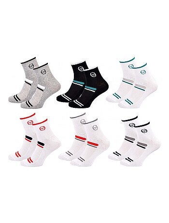 Chaussettes SERGIO TACCHINI QUARTER - Pack de 6