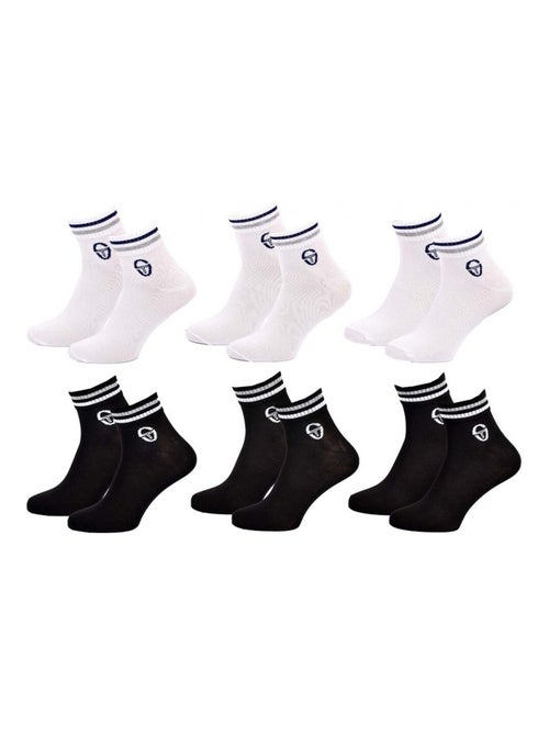 Chaussettes SERGIO TACCHINI QUARTER - Pack de 6 - Kiabi