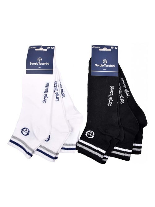Chaussettes SERGIO TACCHINI QUARTER - Pack de 6 - Kiabi