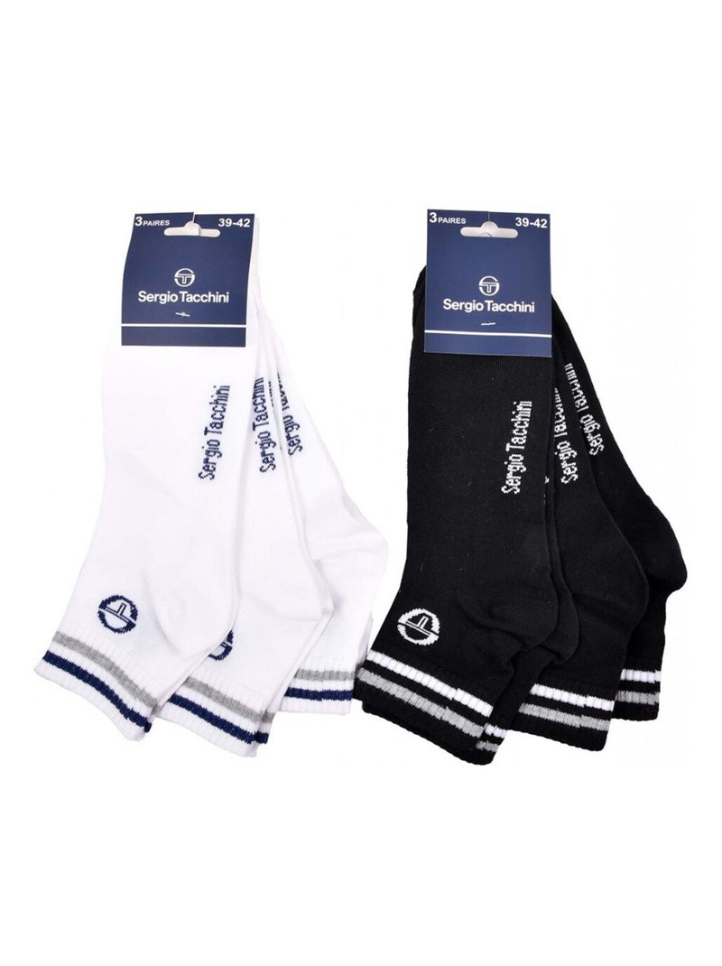Chaussettes SERGIO TACCHINI QUARTER - Pack de 6 Multicolore - Kiabi