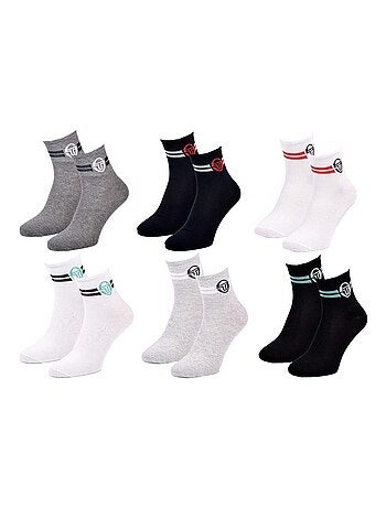 Chaussettes SERGIO TACCHINI QUARTER - Pack de 6
