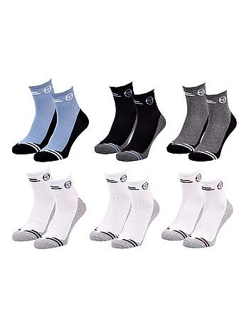 Chaussettes SERGIO TACCHINI QUARTER - Pack de 6