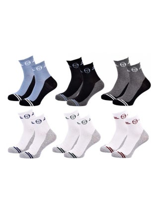 Chaussettes SERGIO TACCHINI QUARTER - Pack de 6