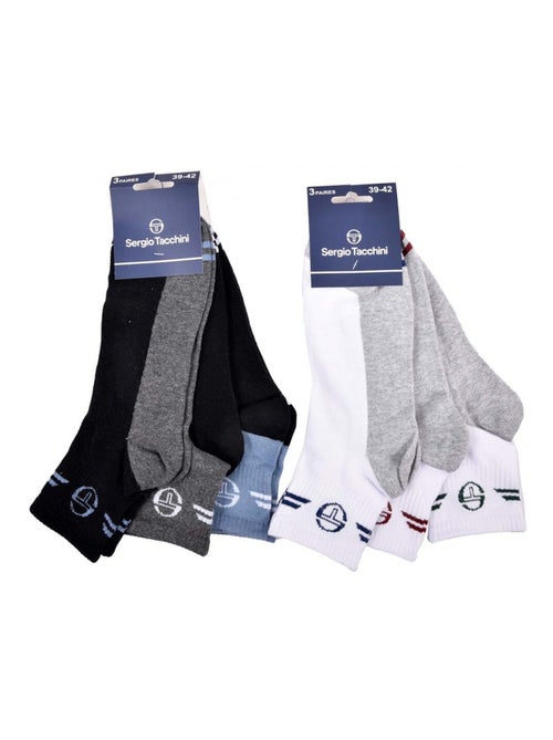 Chaussettes SERGIO TACCHINI QUARTER - Pack de 6 - Kiabi