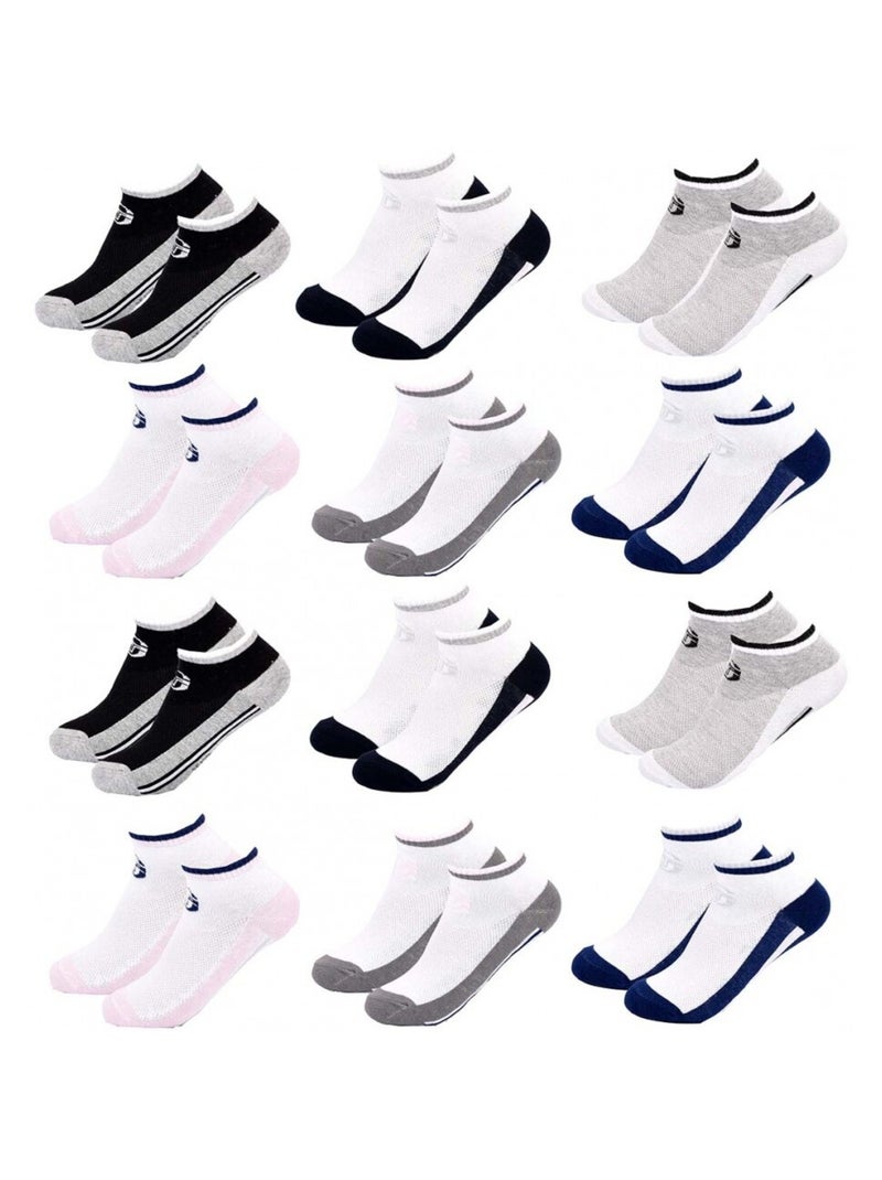 Chaussettes SERGIO TACCHINI SNEAKER - Pack de 12 Multicolore - Kiabi