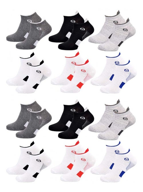 Chaussettes SERGIO TACCHINI SNEAKER - Pack de 12 - Kiabi