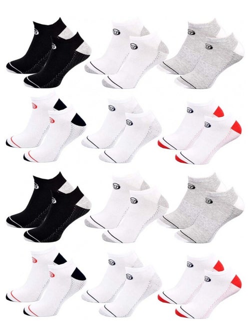 Chaussettes SERGIO TACCHINI SNEAKER - Pack de 12 - Kiabi