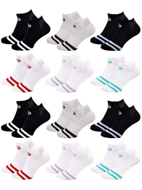 Chaussettes SERGIO TACCHINI SNEAKER - Pack de 12 - Kiabi