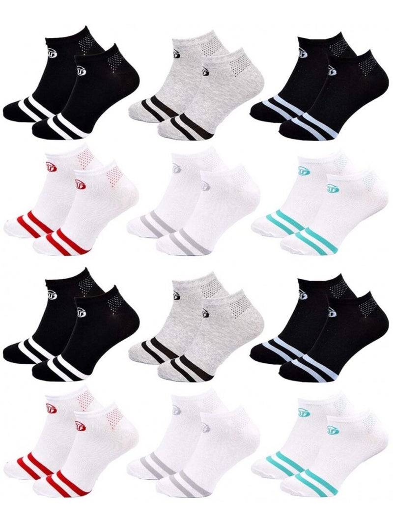 Chaussettes SERGIO TACCHINI SNEAKER - Pack de 12 Multicolore - Kiabi