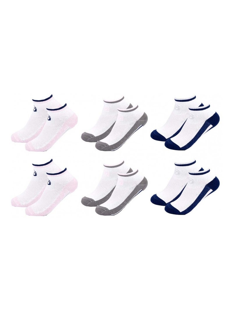 Chaussettes SERGIO TACCHINI SNEAKER - Pack de 6 Multicolore - Kiabi