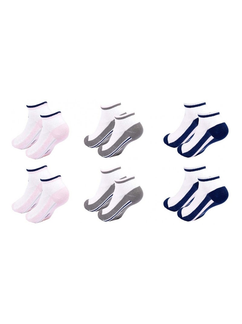 Chaussettes SERGIO TACCHINI SNEAKER - Pack de 6 Multicolore - Kiabi