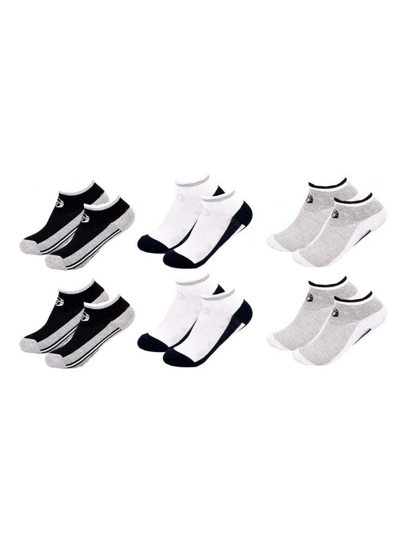 Chaussettes SERGIO TACCHINI SNEAKER - Pack de 6 Multicolore - Kiabi