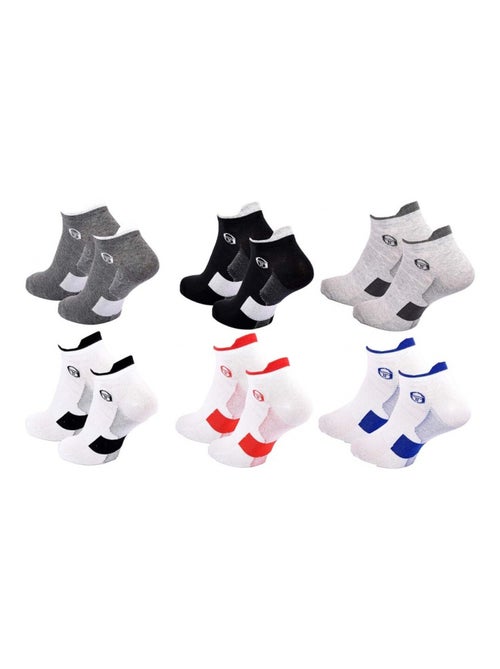 Chaussettes SERGIO TACCHINI SNEAKER - Pack de 6 - Kiabi