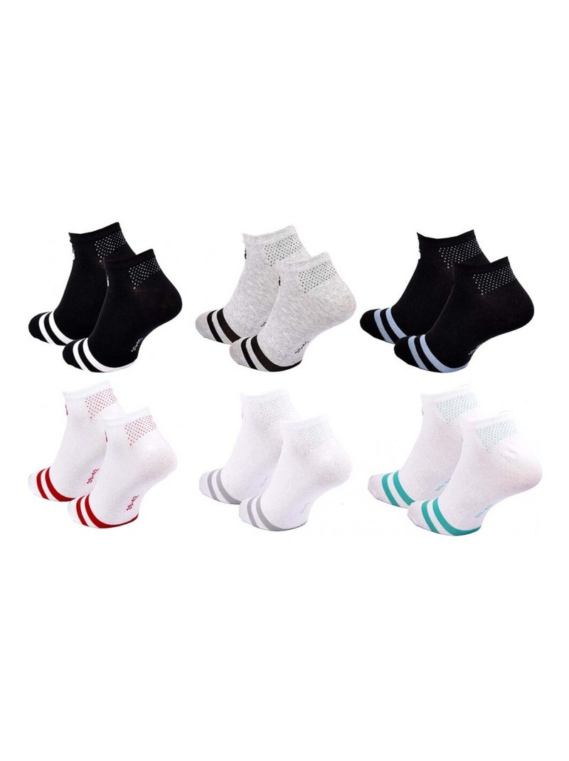 Chaussettes SERGIO TACCHINI SNEAKER - Pack de 6 Multicolore - Kiabi