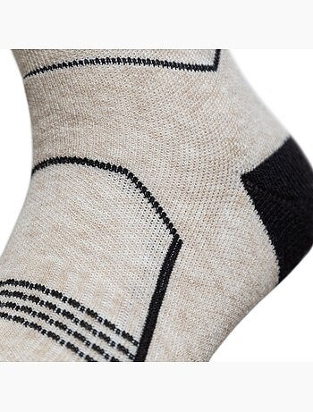 Chaussettes ski laine sports d'hiver homme et femme srx glide sand