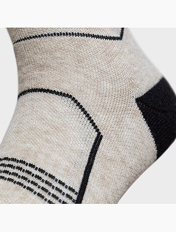Chaussettes ski laine sports d'hiver homme et femme srx glide sand
