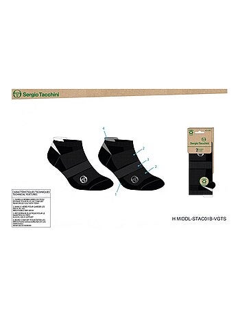 Chaussettes SNEAKER SERGIO TACCHINI Lot de 4 Paires