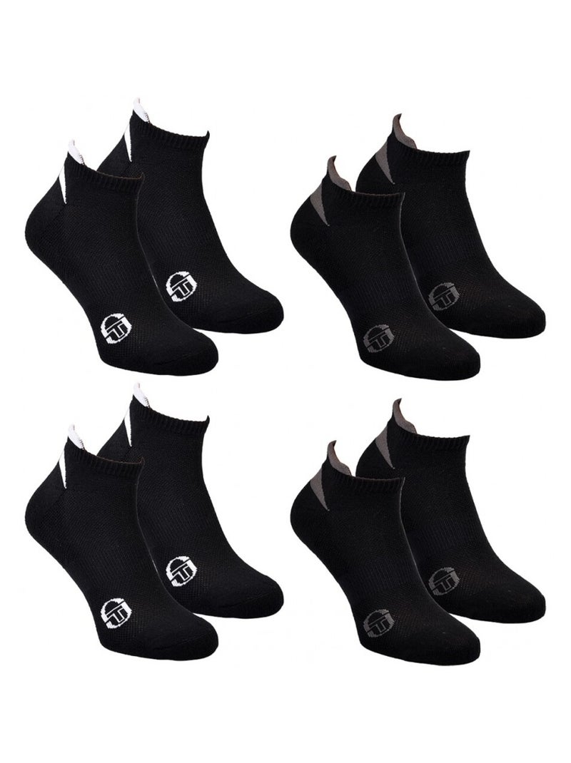 Chaussettes SNEAKER SERGIO TACCHINI Lot de 4 Paires Multicolore - Kiabi