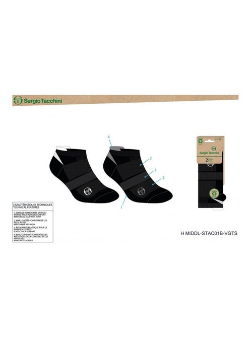 Chaussettes SNEAKER SERGIO TACCHINI Lot de 4 Paires - Kiabi