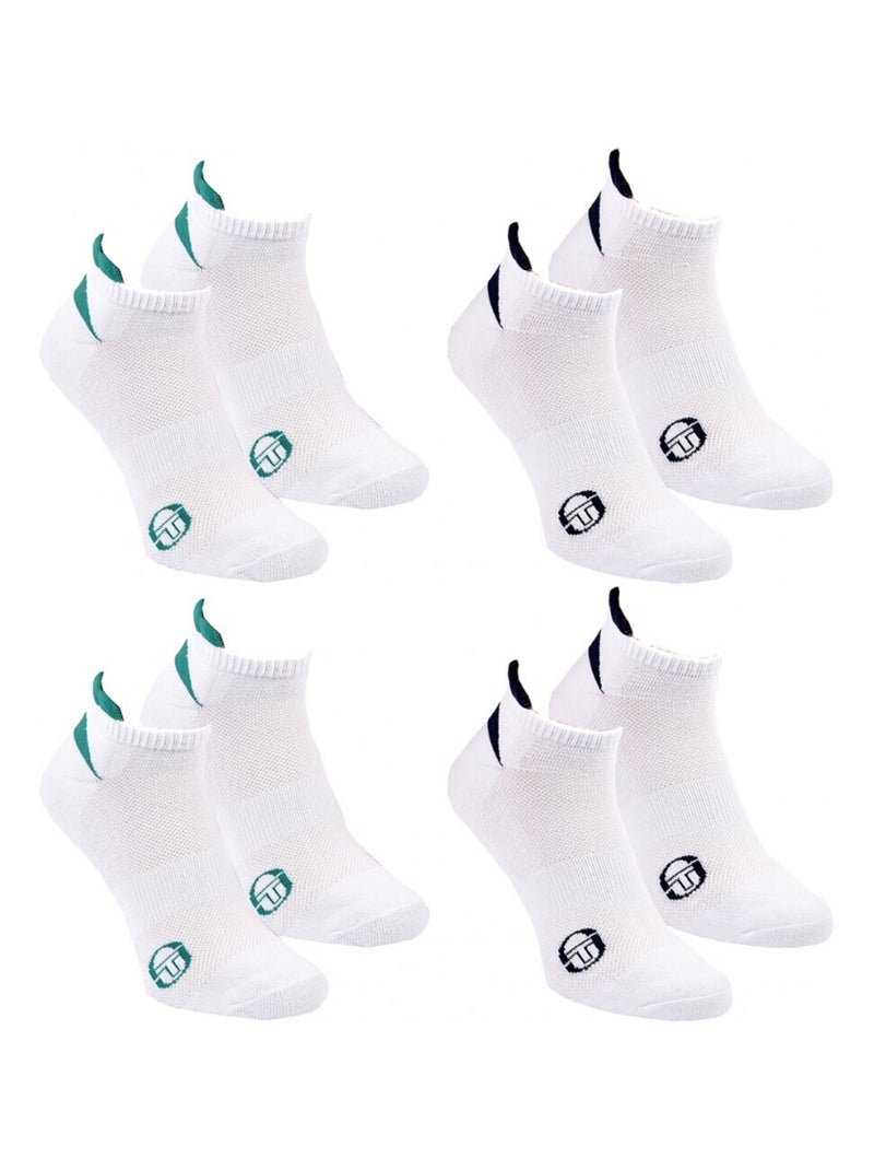 Chaussettes SNEAKER SERGIO TACCHINI Lot de 4 Paires Multicolore - Kiabi