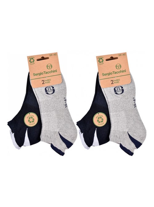 Chaussettes SNEAKER SERGIO TACCHINI Lot de 4 Paires - Kiabi