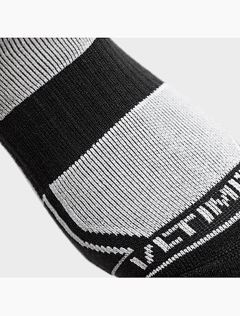 Chaussettes snowboard laine sports d'hiver homme et femme srx fend b&w
