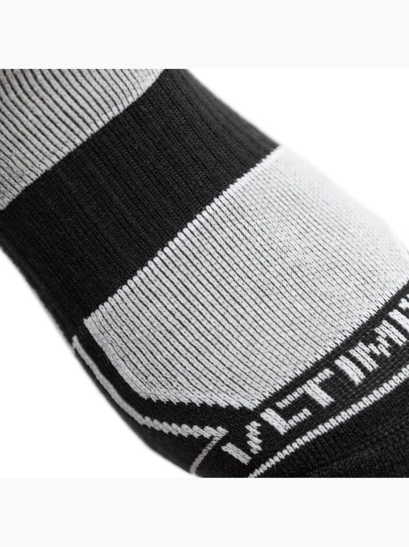 Chaussettes snowboard laine sports d'hiver homme et femme srx fend b&w Noir - Kiabi