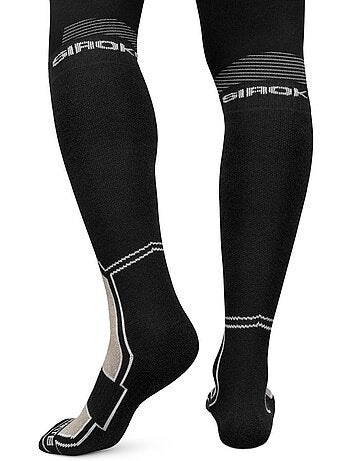 Chaussettes snowboard laine sports d'hiver homme et femme srx fend sand